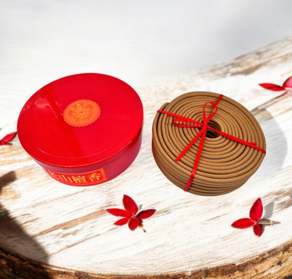 老山檀盤香（24小時）Lao Shan Sandalwood Coil Incense (24 Hours) - Image 3