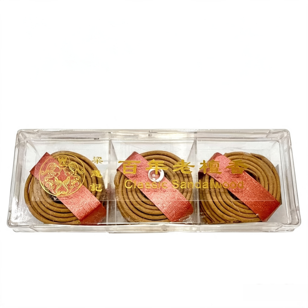 百年老檀香 – 雙咀盤香（45分鐘）Sandalwood Coil Incense (45mins)